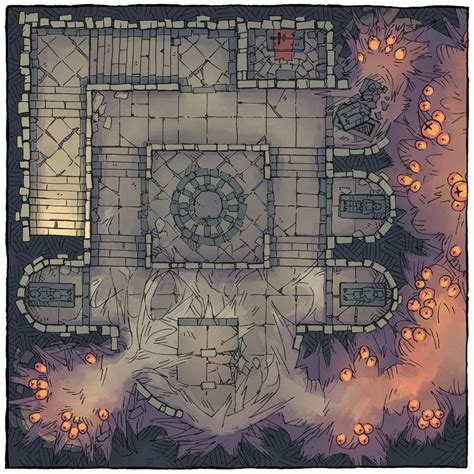 Pin by 3D Artist Reference and Inspir on D&D - Maps | Dungeon maps, Underground map, Tabletop ...