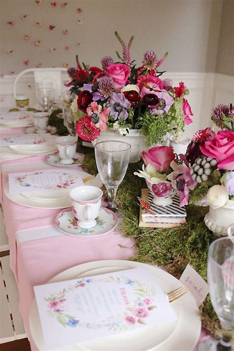 indoor garden tea party for a shower darling darleen a lifestyle design blog