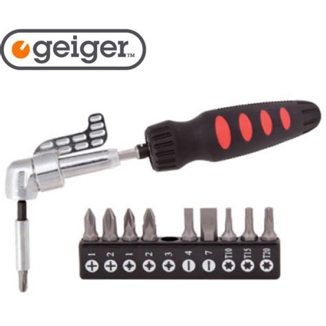 Gpa1600 Geiger 10 Bit 14″ Hex Angle Driver Bit Set Collins Tools