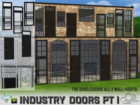 Sims Cc S The Best Industry Build Singledoors By Buffsumm The