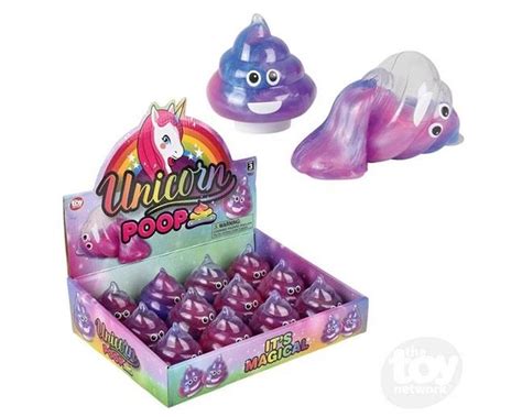 The Toy Network 3in Unicorn Poop Slime Tnttsk Unisl Hobbytown