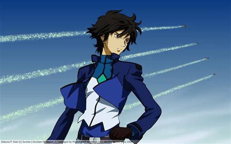 Hd Wallpaper Anime Mobile Suit Gundam 00 Sky One Person Nature