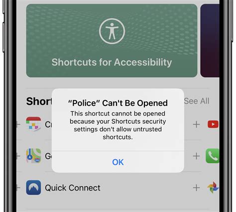 Tip Allow Untrusted Shortcuts By Changing Apple Shorcuts Security Settings