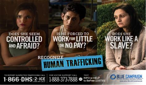 Dhs Blue Campaign Expands Public Awareness Effort To Fight Human Trafficking Homeland Security