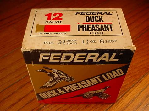 Partial Box Of Federal Duck Pheasant Load Gauge Number Shot