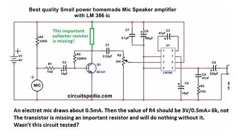 4558 audio amplifier circuit diagram
