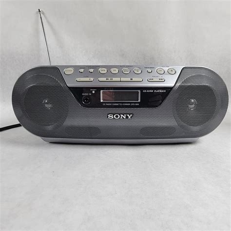 Vintage Sony Cd Cassette Radio Portable Boombox Model Cfd S Free