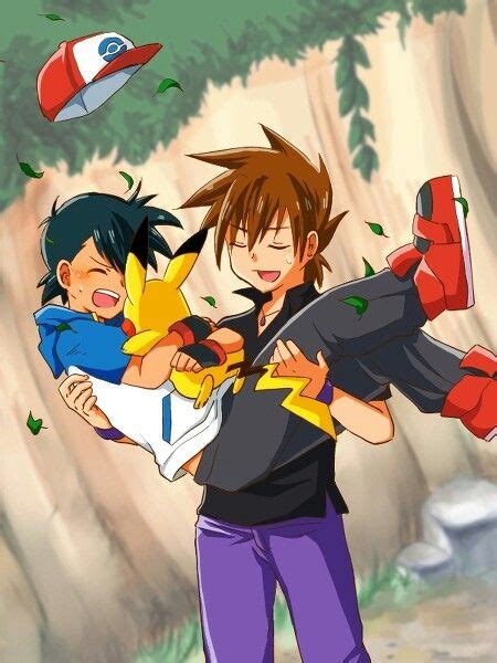 Satoshi X Shigeru Pokemon Anime Hình ảnh