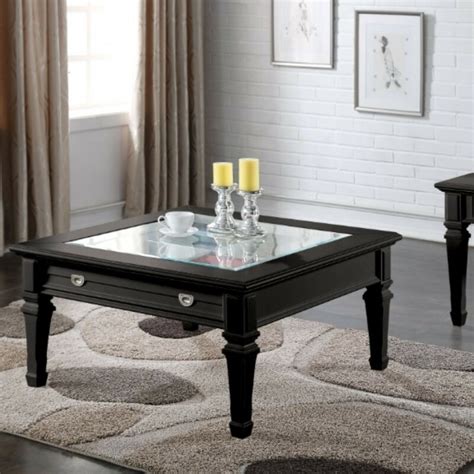 Iohomes celio square coffee table. Charlton Home® Eilers Traditional Square Wood and Glass ...