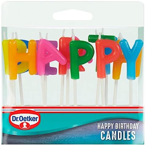 Dr Oetker Happy Birthday Candles Spice Store