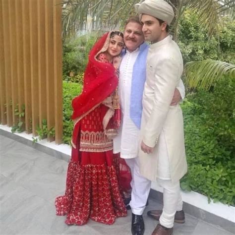 Sajal Aly And Ahad Raza Mir Tied The Knot In Abu Dhabi Celebrity Images