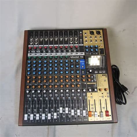 Tascam Model 16 Multitrack Recorder Mixer Audio Interface Reverb