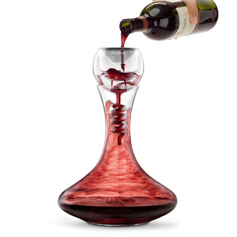 Final Touch Twister Wine Aerator And Decanter Set Drinkstuff