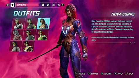 Guardians Of The Galaxy Gamora Outfits