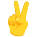 There are 52 emojis tagged 'hand' in the standard unicode emoji list. Facebook / Messenger Victory Hand emoji code, symbol ...