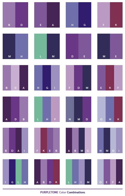 Lavender And Light Gray Color Scheme Wedding Purple Tone Color