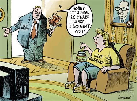 Years Of German Unity Globecartoon Political Cartoons Patrick Chappatte