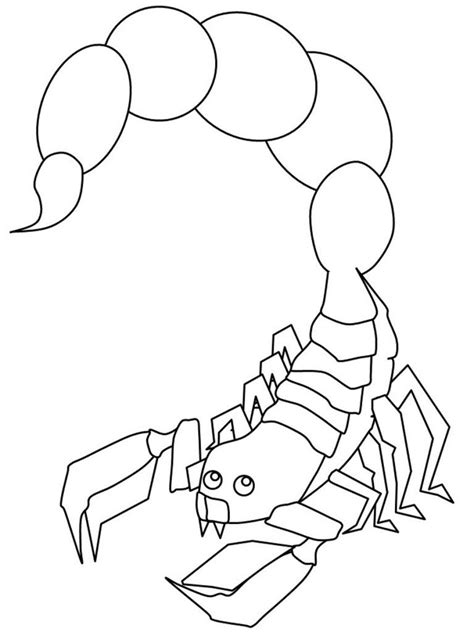Free Printable Scorpion Coloring Pages For Kids Coloring Pages For