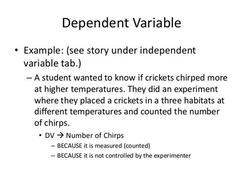 Responds to changes in other variables in the experiment; Scientific inquiry part 1