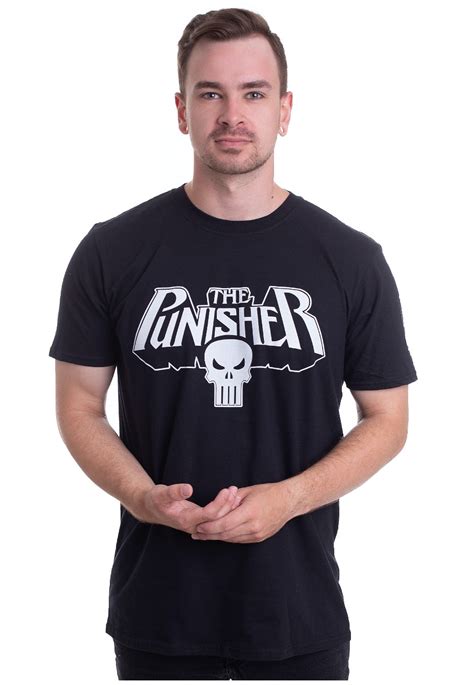 The Punisher Letter Logo Camiseta Impericon Es
