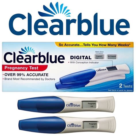 Clearblue Digital Pregnancy Test With Weeks Indicator 2 Pack