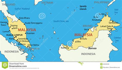 Vans and kide first joined forces in 2017 when he entered the vans asia custom culture competition and became the winner in malaysia. Malaysia - Vector Map Of Territory - Country Stock Vector ...