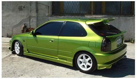 Green Honda Civic SiR Hatchback | Honda civic, Honda, Hatchback