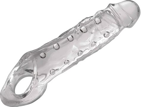 Size Matters Clearly Ample Penis Enhancer With Strechy Ball Strap For Men Women