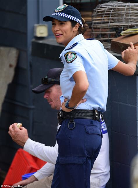 Pia Miller Is Katarina Chapman On The Set Of Home And Away Daily Mail