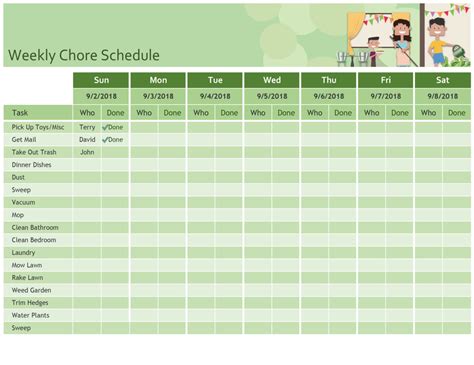 Timetable Spreadsheet For Schedules Office — Db