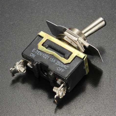 Spst 2pin Onoff Heavy Duty Toggle Flick Switch 250v 15a