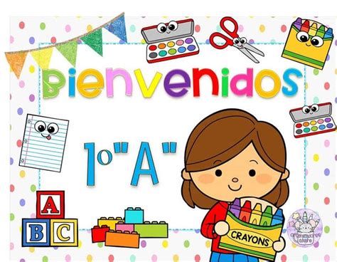 Kids School Back To School Spanish Classroom Decor School Border