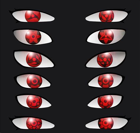Naruto Sharingan Eyes ~ Hellotodesign