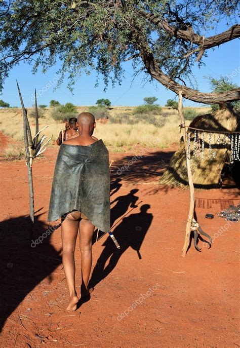 Bushmen Hunters In The Kalahari Desert Namibia Stock Editorial Photo © Znm666 117690662