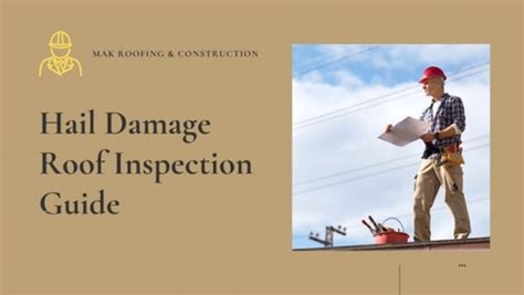 Hail Damage Roof Inspection Guide