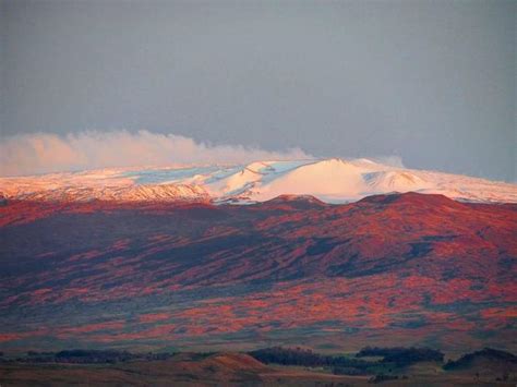 Hawaiis Snow Covered Volcanoes Stunning Snow Blanketed