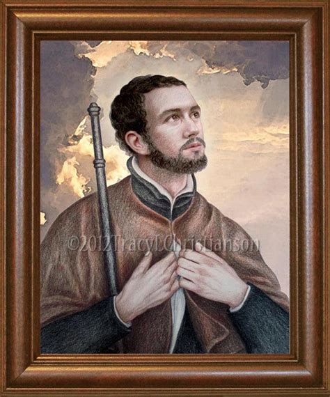 St Francis Xavier Framed Portraits Of Saints