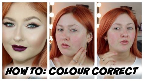 How To Correct Redness And Dark Circles Beauty By Becci Youtube