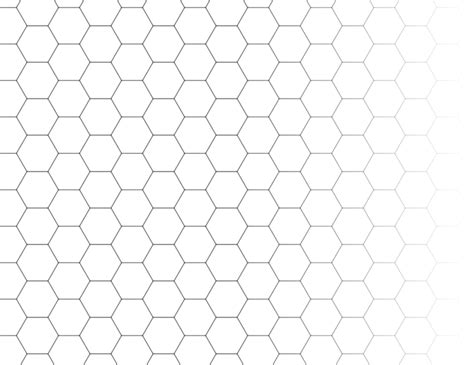 Download Hexagon Fade Left Hex Grid Png Image With No Background