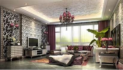 Living Wallpapers Fancy Luxurious Cgtrader Interior Models