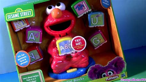 Elmos Find And Learn Alphabet Blocks Playset Lets Sing The Abc With Elmo