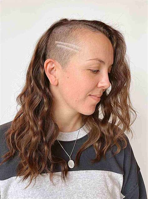 Edgy Long Hair With Shaved Sides Back Undercuts For Women