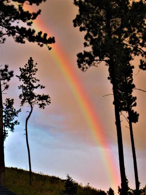 Pretty Rainbow Fan Photofridayblack Hills And Badlands