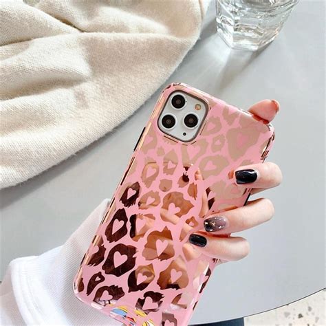 Pink Leopard Print Case Jelly Cases