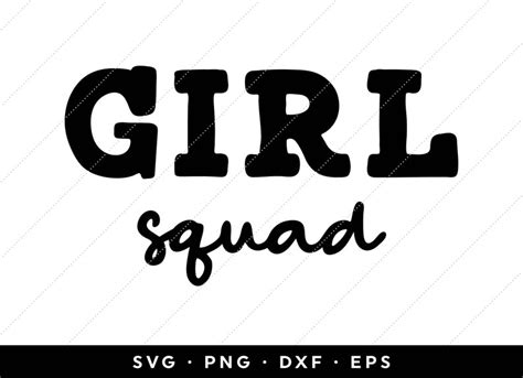 Girl Squad Svg Mom Of Girls Svg Mommy And Me Svg Matching Etsy