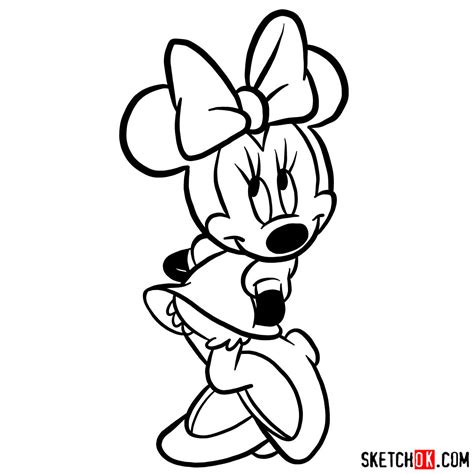 Simple Drawings Of Minnie Mouse