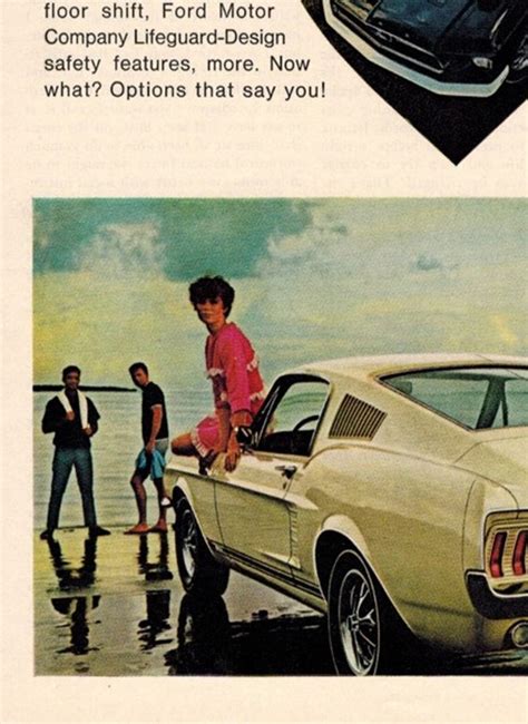 Ford Mustang 1967 Retro Ads Vintage Car Ads Etsy