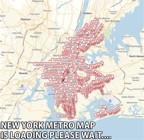 New York City Train Map United States Map