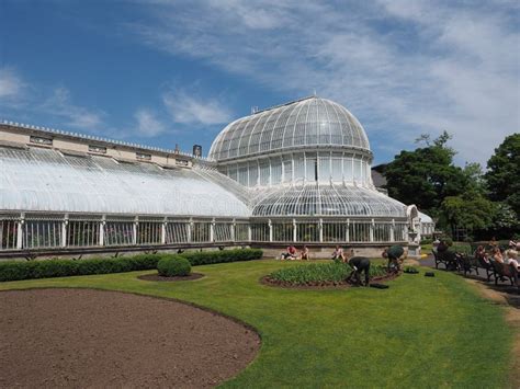 Palm House In The Botanic Gardens In Belfast Stock Image Image Of