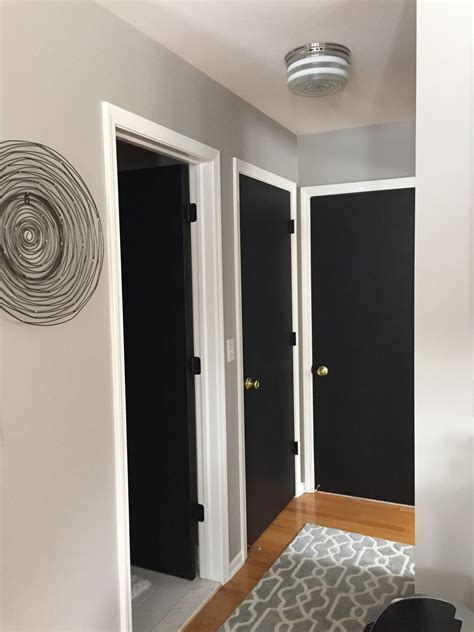 My Quick Fix Alternative To Buying New Interior Doors Flat Black Doors